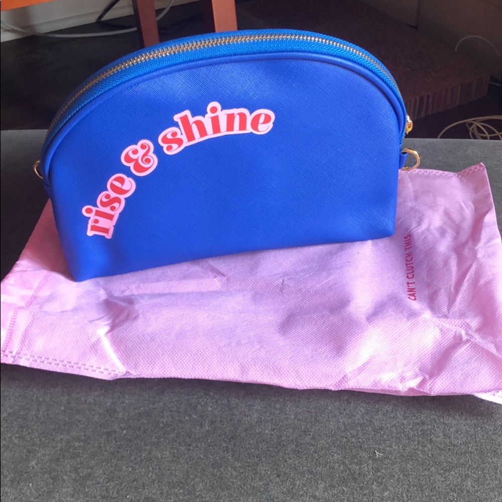 NWT Can’t Clutch This Rise & Shine Cosmetic Bag